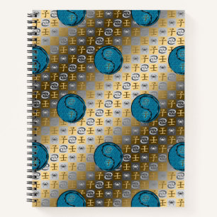 Cancer & Water Rat Notebook