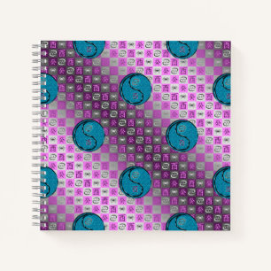 Cancer & Water Rooster Spiral Notebook