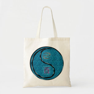 Cancer & Water Rooster Tote Bag