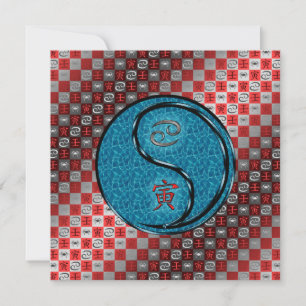 Cancer & Water Tiger Card