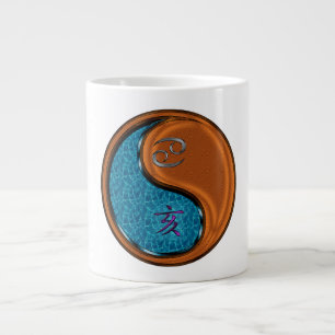 Cancer & Wood Boar Large Coffee Mug