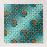 Cancer & Wood Dog Jigsaw Puzzle<br><div class="desc">For those born under the sign of Cancer in the Year of the Wood Dog.</div>