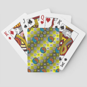 Cancer & Wood Monkey Playing Cards