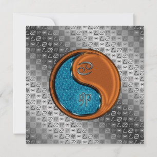 Cancer & Wood Rabbit Card