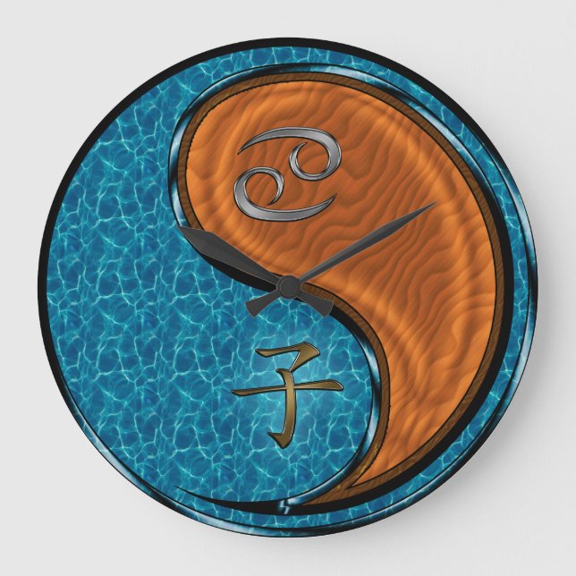 Cancer & Wood Rat Large Clock (Front)