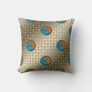 Cancer & Wood Rat Throw Pillow