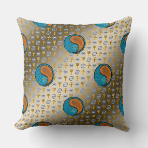 Cancer & Wood Rat Throw Pillow