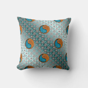 Cancer & Wood Snake Throw Pillow