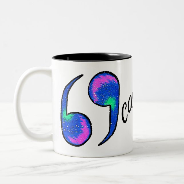 Cancer. Ziqpu  Two-Tone Coffee Mug (Left)