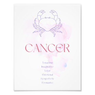 Cancer Zodiac Art Print