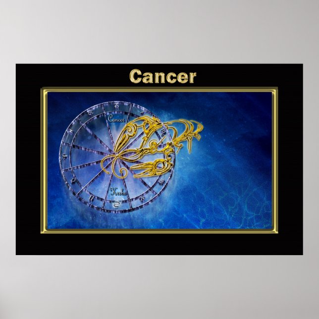 Cancer Zodiac Astrology design Poster (Front)