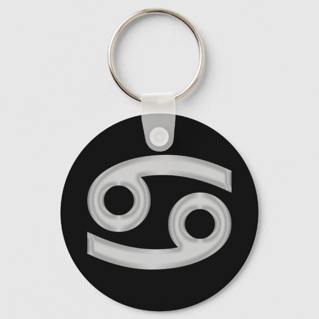 Cancer Zodiac Astrology Keychain (Front)