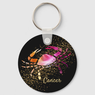 Cancer - Zodiac Astrology Sign Keychain