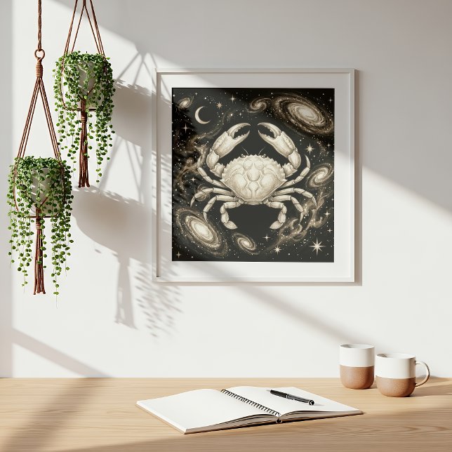 Cancer Zodiac Celestial Astrology Poster (Creator Uploaded)