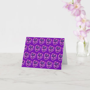 Cancer Zodiac Coquette Heart Birthday Cake Card