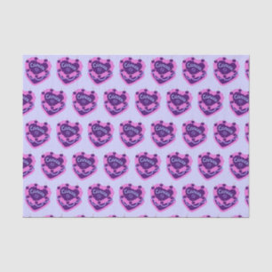 Cancer Zodiac Coquette Heart Birthday Cake Tissue Paper