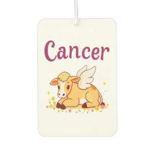 Cancer Zodiac Cow Png, Cute Cancer Air Freshener