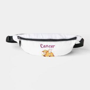 Cancer Zodiac Cow Png, Cute Cancer Fanny Pack