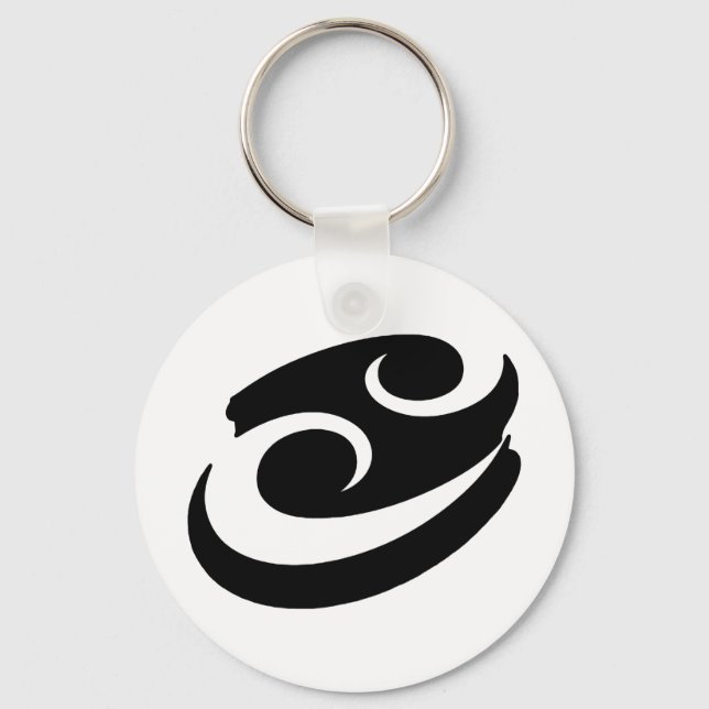 Cancer Zodiac Keychain (Front)