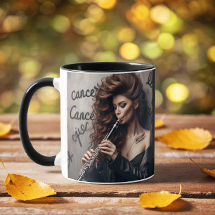 Cancer Zodiac Musician Clarinet Mug