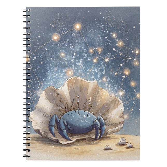 Cancer Zodiac Notebook (Front)
