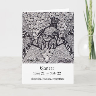Cancer  (Zodiac sign) Card