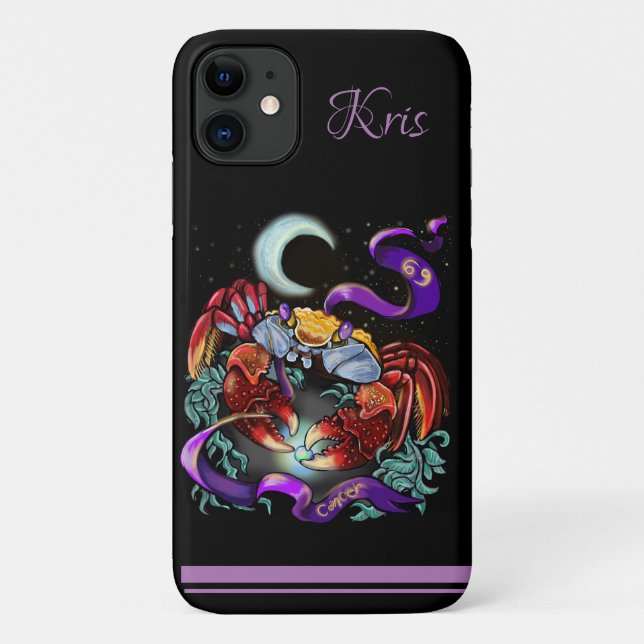 Cancer zodiac sign Case-Mate iPhone case (Back)