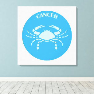 Cancer, Zodiac Sign, Horoscope, Astrology Canvas Print