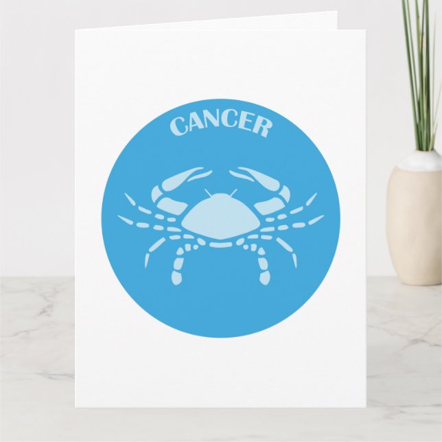 Cancer, Zodiac Sign, Horoscope, Astrology Card (Front)