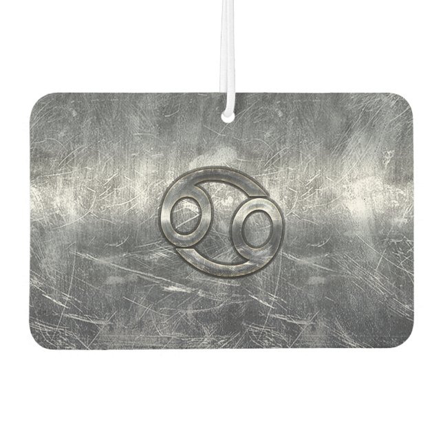 Cancer Zodiac Sign in Industrial Style Air Freshener (Front)