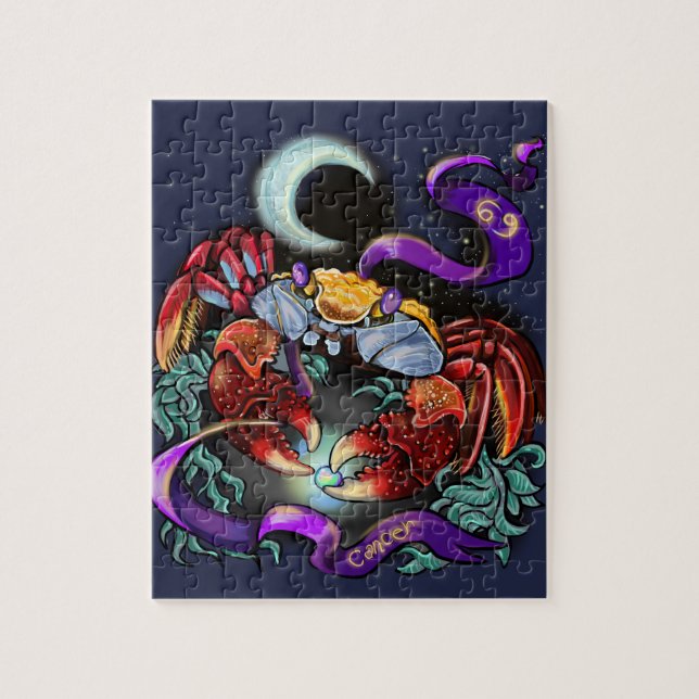 Cancer zodiac sign jigsaw puzzle (Vertical)