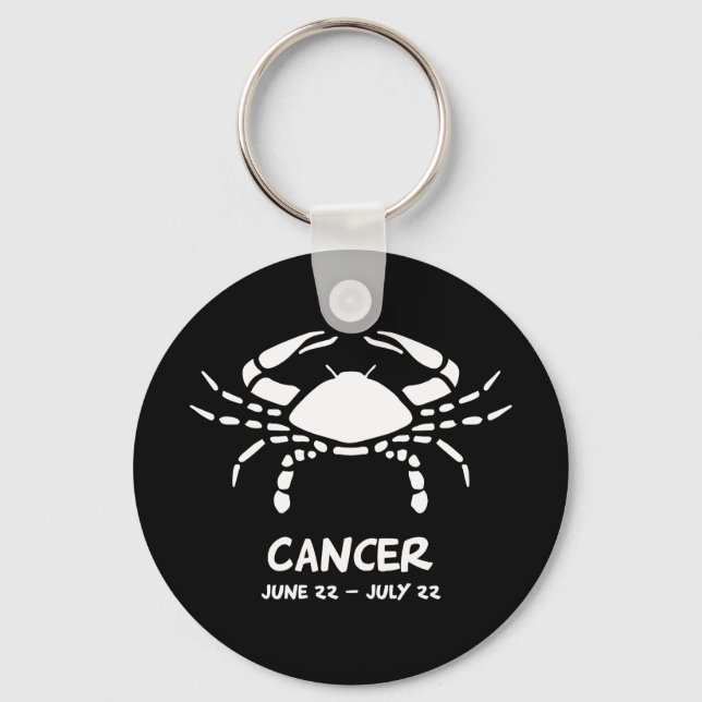 Cancer zodiac sign keychain (Front)
