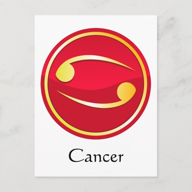 Cancer - Zodiac Signs Postcard (Front)