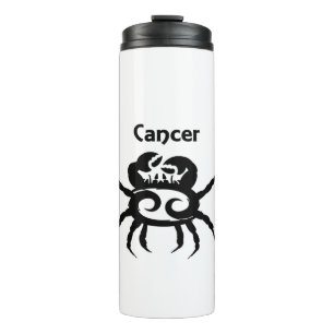 Cancer Zodiac Symbol and Sign Thermal Tumbler