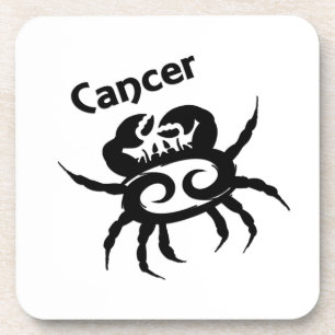 Cancer Zodiac Symbol & Sign Coaster