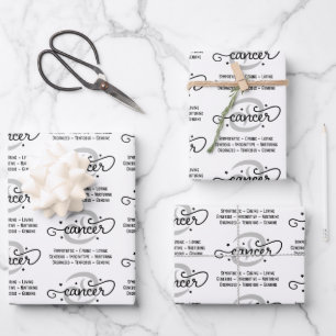 Cancer Zodiac Traits Wrapping Sheets 