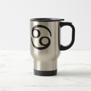 CANCER, ZODIACAL SIGN TRAVEL MUG