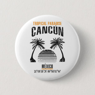 Cancún 2 Inch Round Button