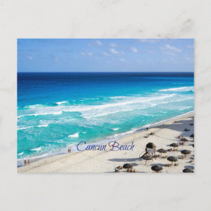 Cancun Beach, Mexico Postcard