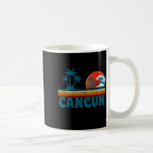 Cancun Beach Mexico Retro Sunset Tropical Summer Coffee Mug