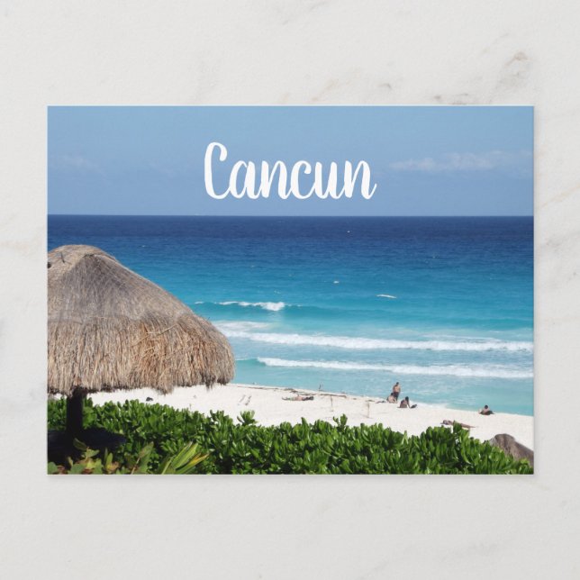 Cancun Beach Postcard (Front)