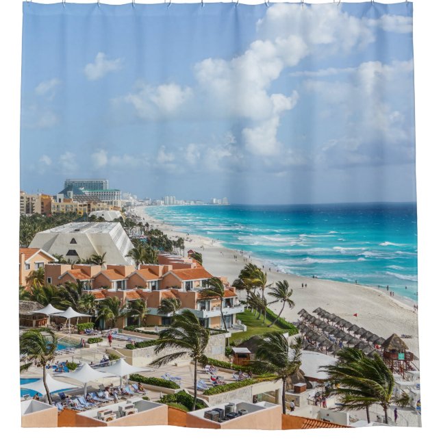 Cancun city on beachside (Front)