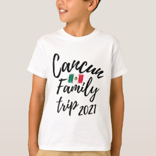 Cancun Family Trip Mexico Vacation Design T-Shirt
