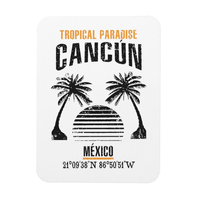 Cancún Magnet (Vertical)
