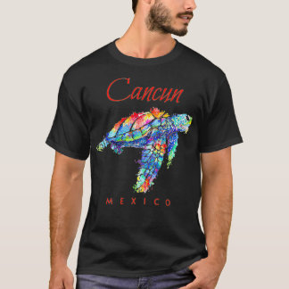 Cancun Meico Watercolor Sea Turtle Pullover