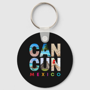 Cancun Mexico 2025 Vacation Beach Matching Family  Keychain