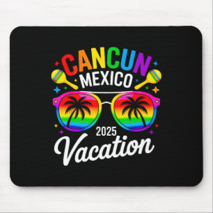Cancun Mexico 2025 Vacation Travel Trip Beach Summ Mouse Pad