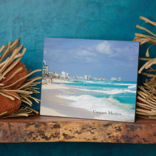 Cancun Mexico Beach  Plaque