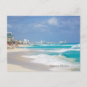 Cancun Mexico Beach Postcard