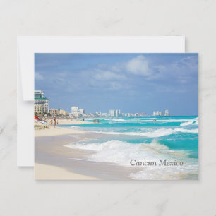 Cancun Mexico Beach Postcard